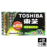TOSHIBA東芝環保4號電池16入/組