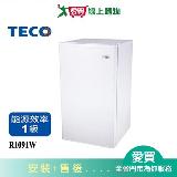TECO東元99L單門冰箱R1091W 含配送+安裝【愛買】