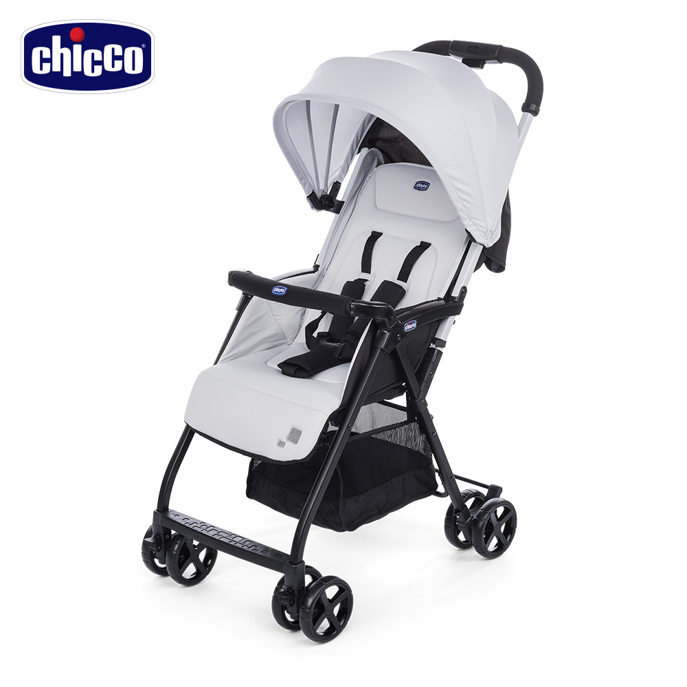 chicco-OHlalà都會輕旅手推車-天使銀**送360度防漏杯