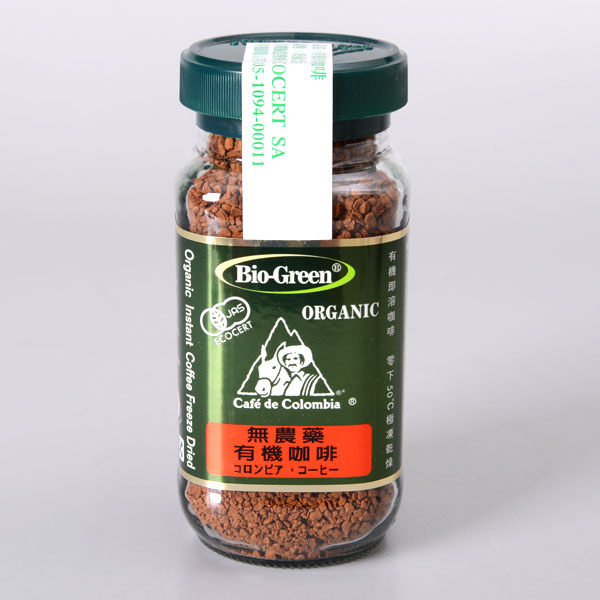 【囍瑞BIO-GREEN】有機即溶咖啡 100G