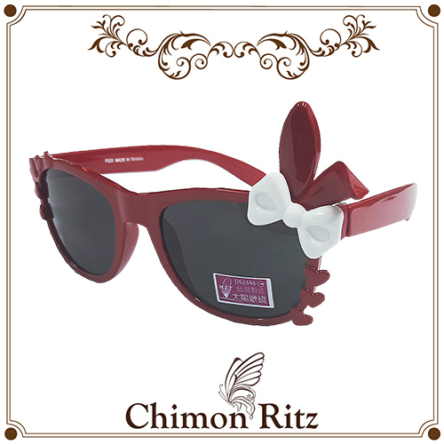 【Chimon Ritz】甜心兔兔兒童太陽眼鏡/墨鏡-紅