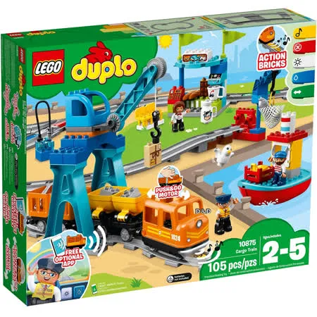 樂高積木 LEGO《 10875 》DUPLO Town得寶系列 - 貨運列車