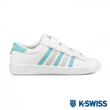 K-swiss Hoke III Strap CMF休閒運動鞋-女-白/藍綠/灰
