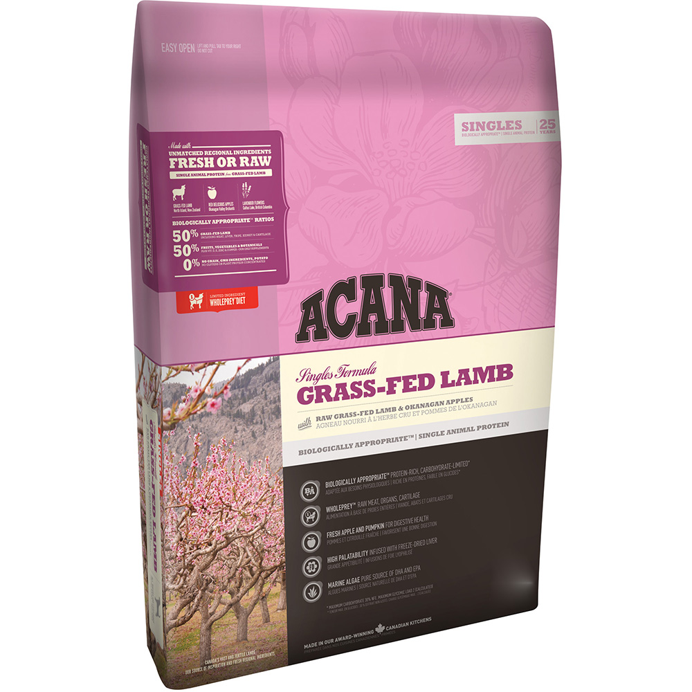 【ACANA愛肯拿】無榖 單一蛋白 低敏美膚 羊肉蘋果(1kg)