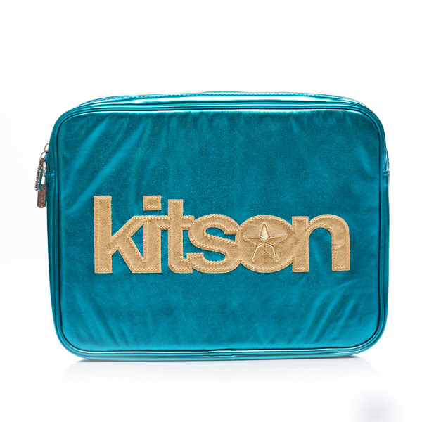 Kitson 金屬光 NB / i-Pad 收納包-BLUE
