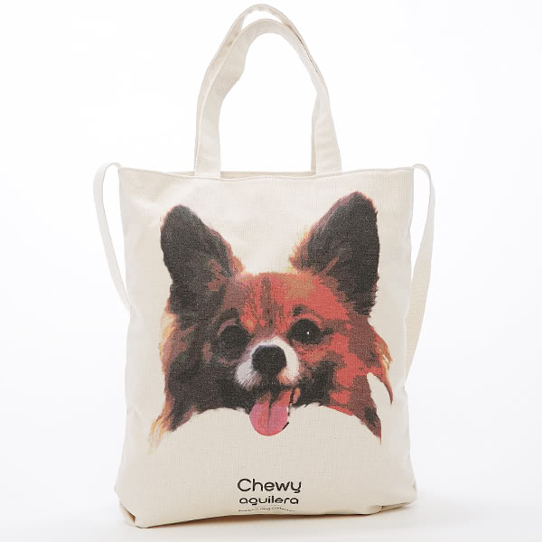 Kitson 蝴蝶犬Chewy圖案帆布包