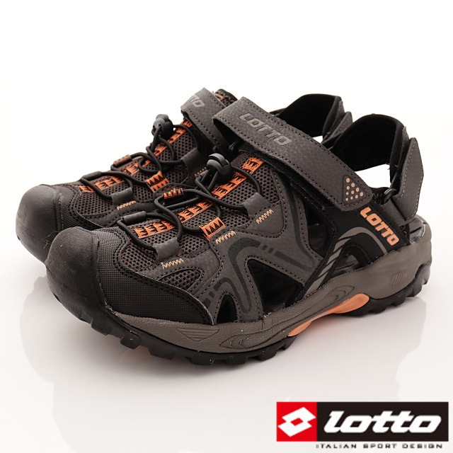 Lotto義大利運動鞋-運動休閒涼鞋-MS6103咖-24-29cm