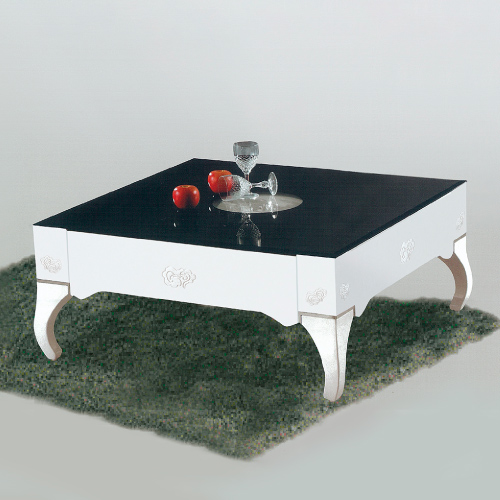AS-紮克利白色四方大茶几-100x100x43cm
