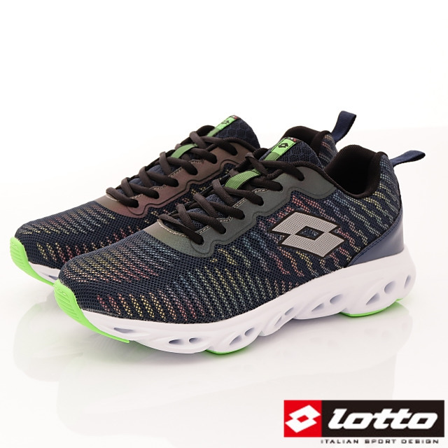Lotto義大利運動鞋-反光風洞跑鞋-MR6246藍-25.5-29cm