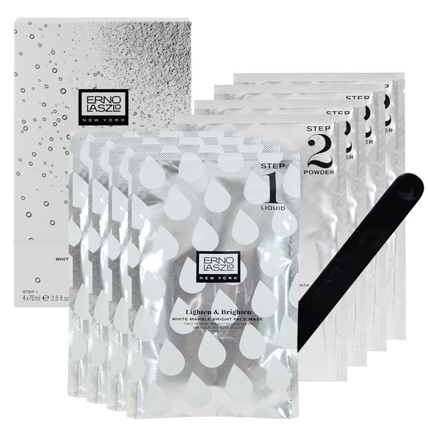 ERNO LASZLO 奧倫納素 白玉無瑕肌透冰白雙膜 4x70ml+4x17g