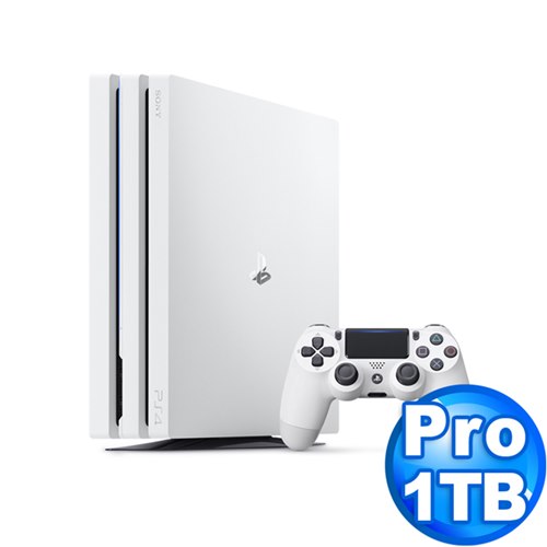 SONY PS4 Pro主機CUH-7218系列1TB-冰河白-加送PS4 漫威蜘蛛人(Marvel's Spider-Man)–中文版(專)