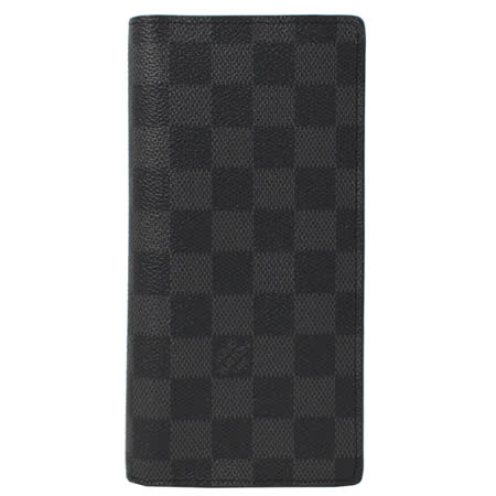 Louis Vuitton
黑棋盤格紋皮革雙折長夾
