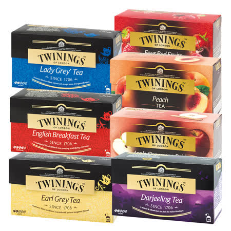 TWININGS 唐寧茶
紅茶系列任選三盒組