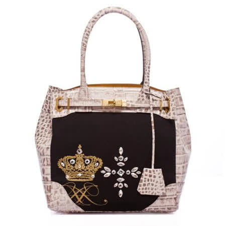 A.D.M.J. 冰晶皇冠COVA TOTE BAG (GRAY)