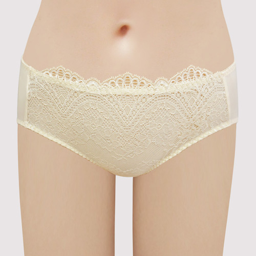 【瑪登瑪朵】S-Select 低腰寬邊三角內褲(鵝黃)