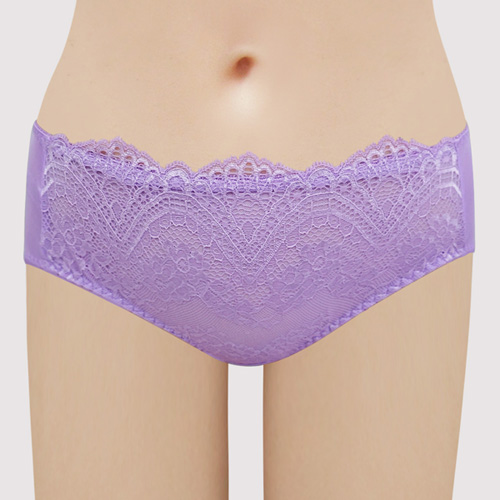 【瑪登瑪朵】S-Select 低腰寬邊三角內褲(薰心紫)