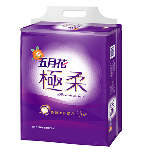 五月花 極柔頂級  
衛生紙110抽x48包