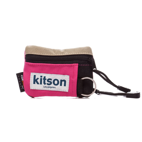 Kitson Outdoor 色塊拼接 Pass case 鎖匙/萬用包-PINK