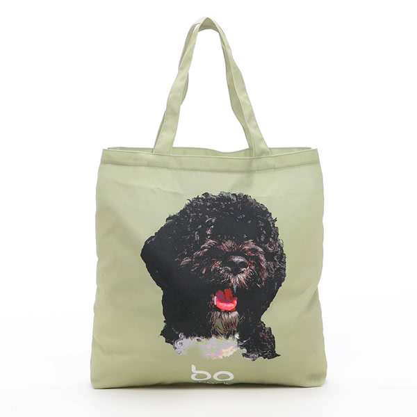 Kitson 名人愛犬系列購物袋(橄欖綠)