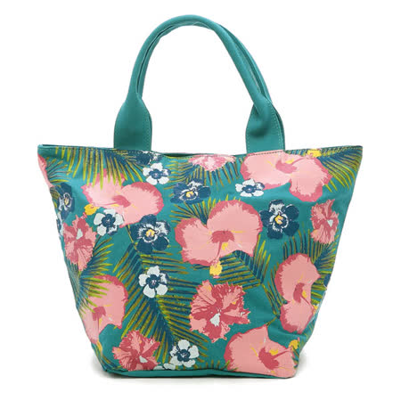 Kitson 南洋風印花圖騰托特包(綠)
