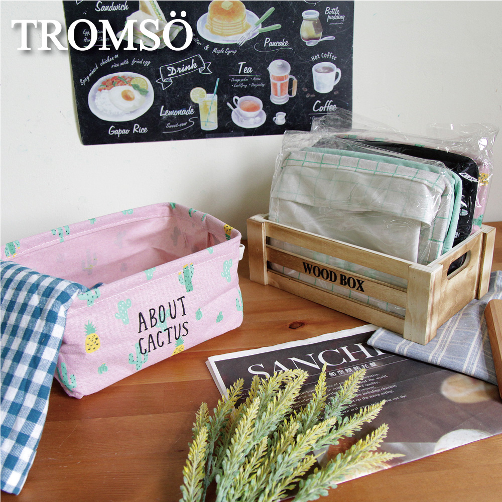 TROMSO陽光仙人掌-棉布小收納籃