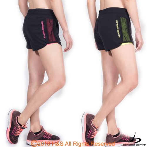 ◤BASENEFIT◢ 女子2 in 1 跑步短褲2入組