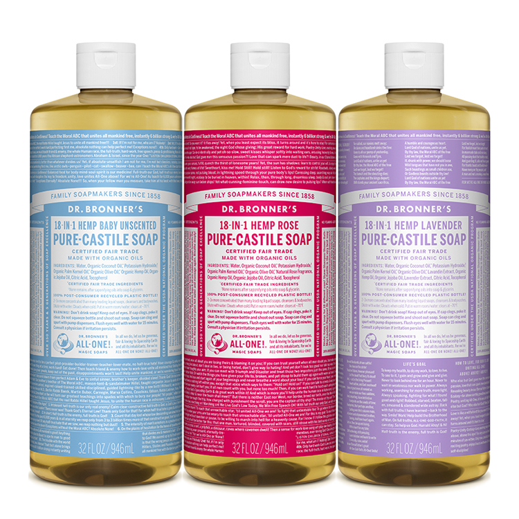 Dr.Bronner's 布朗博士 
潔顏露946ml任選