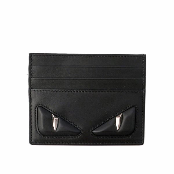 【FENDI】Monster Eyes立體眼睛信用卡/名片夾(黑)