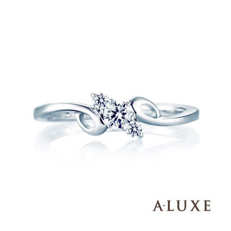 A-LUXE 亞立詩鑽石 Princess系列 美鑽線戒