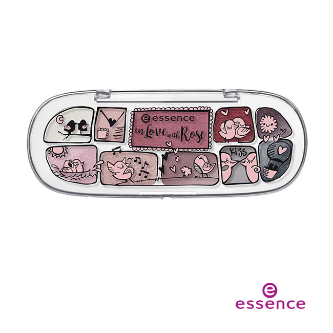 essence 艾森絲 玫瑰花園眼影彩盤 乾燥玫瑰
