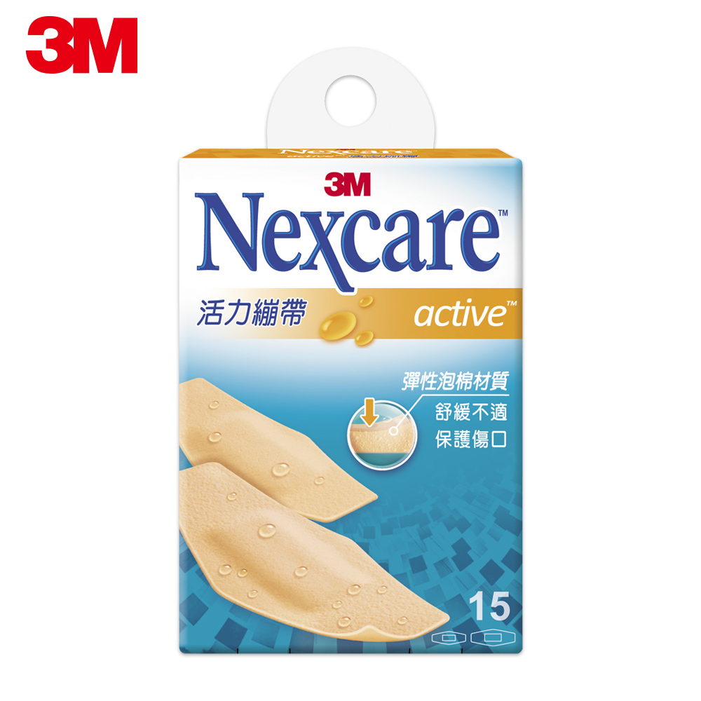 (任選)【3M】A515 Nexcare活力繃帶-綜合尺寸15片包