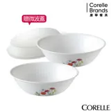 【美國康寧 CORELLE】 花漾彩繪2件式湯碗組(加贈微波蓋X1)-BA