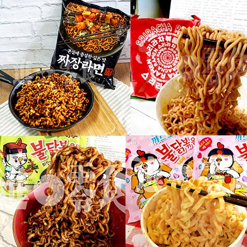 韓國三養＆no brand
炸醬/快煮麵任選3袋