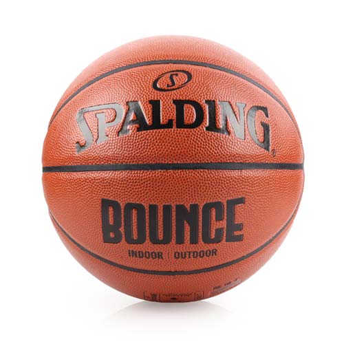 SPALDING BOUNCE 籃球-PU-7號球 訓練 斯伯丁 室內球 室外球 咖啡黑 F