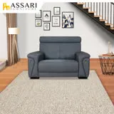 ASSARI-羅迪克單人透氣貓抓皮沙發