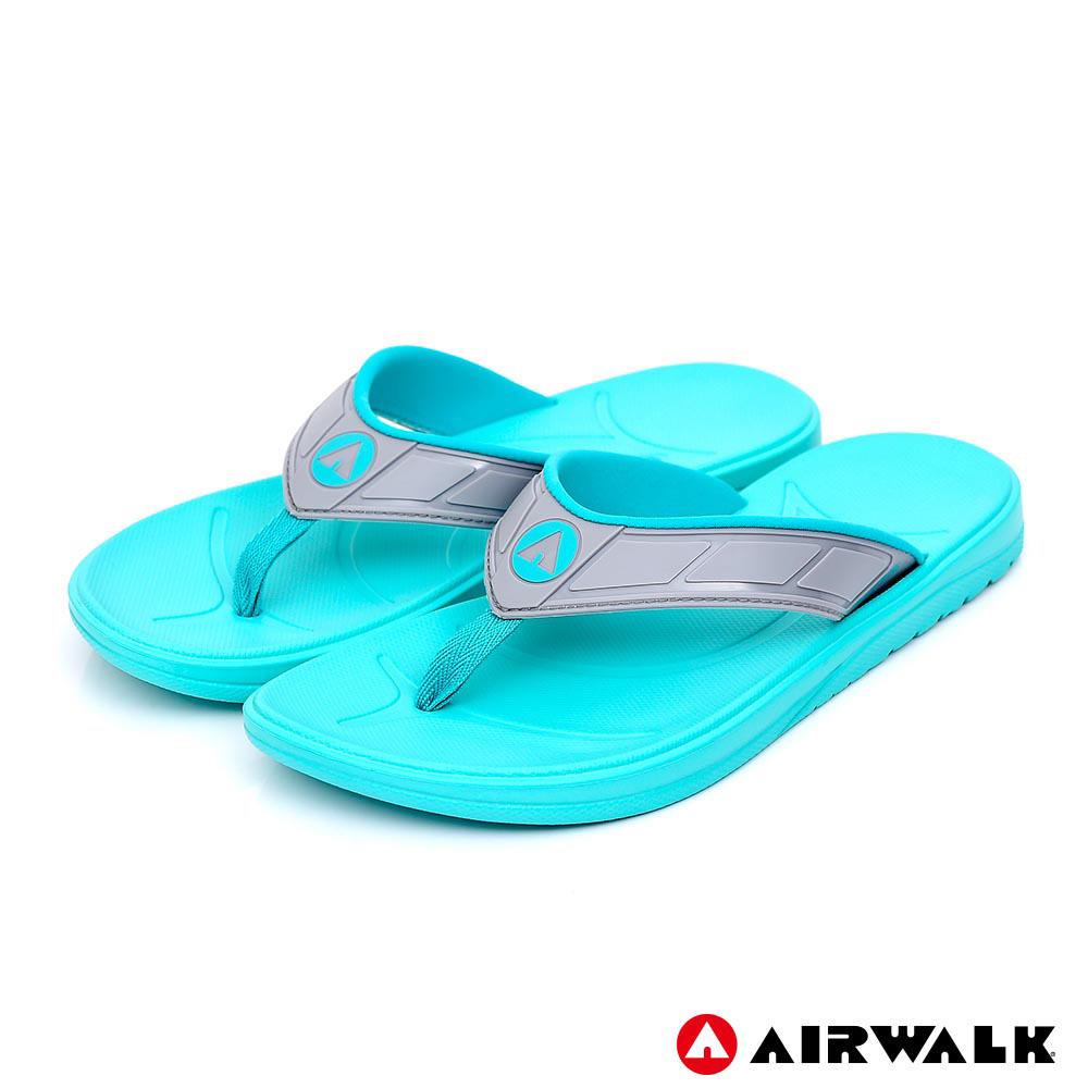 AIRWALK - A0夾腳拖鞋-女款-湖水藍