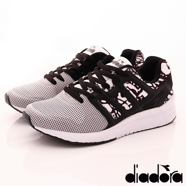DIADORA義大利國寶鞋-時尚運動款-WC6038白黑--(23cm-25cm)