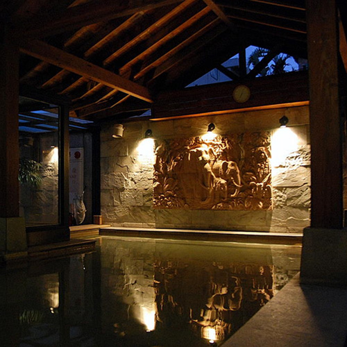 2張組↘【北投 山水樂會館】大眾風呂+自助午茶