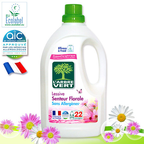 法國綠活維花香洗衣精 1.5L(6入)