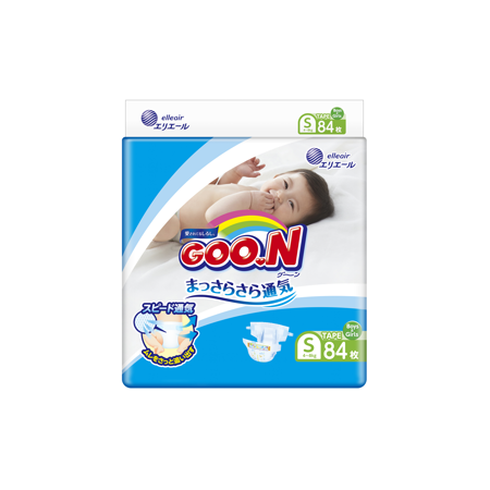《GOO.N》日本大王紙尿褲境內版(S/84片*4包)