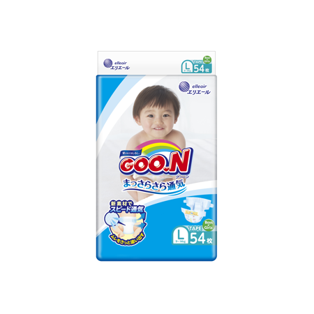 《GOO.N》日本大王紙尿褲境內版(L/ 54片*4包)