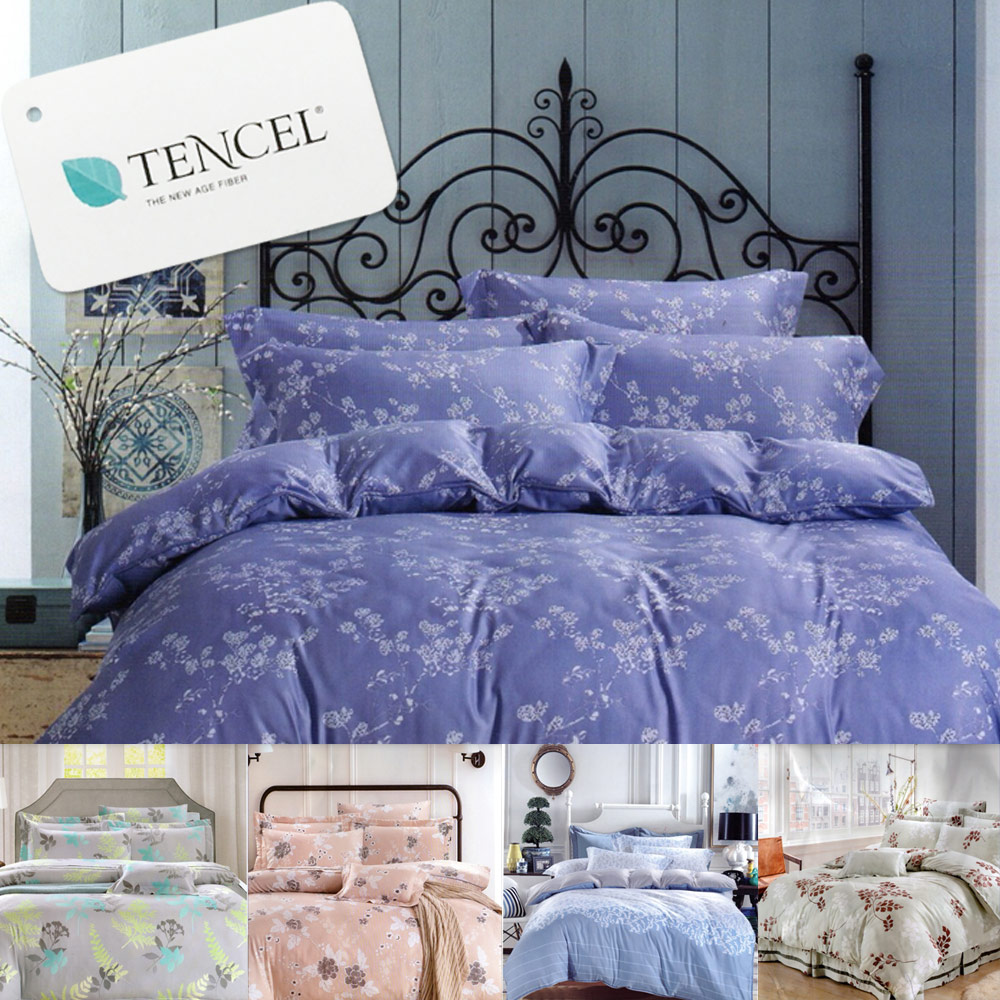 天絲滑順觸感
雙人床包+枕套