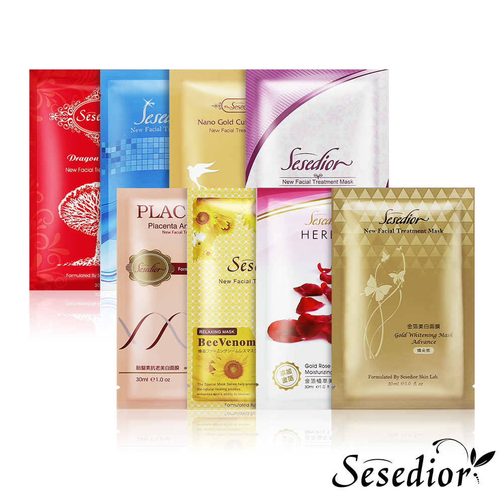 夯團購 Sesedior 系列面膜【100片】/ 8款任選5款