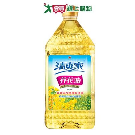 統一 清爽家芥花油(2L)