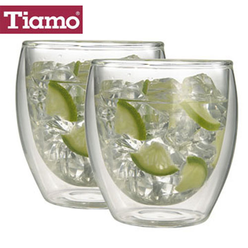 Tiamo 雙層玻璃杯 275cc/2入 (HG2232)