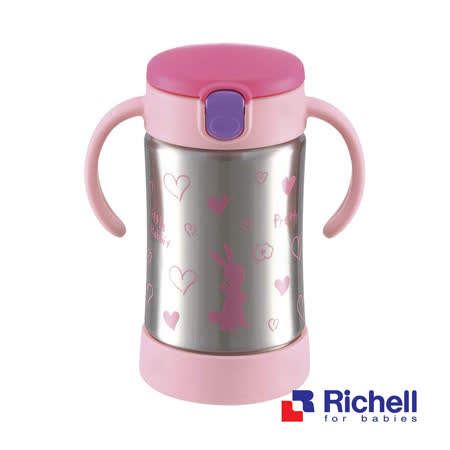 Richell
不鏽鋼吸管保溫杯300ml