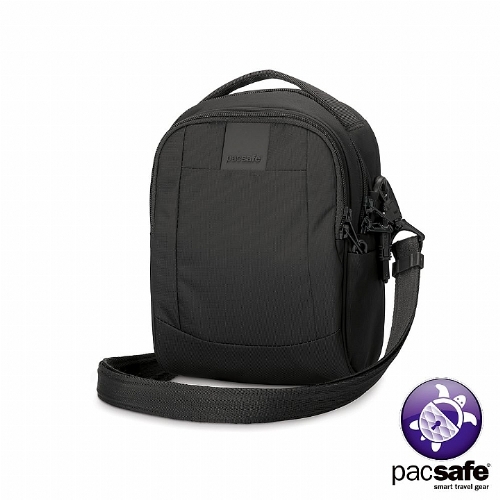 Pacsafe METROSAFE LS100 防盜單肩隨身包(3L)(黑色)