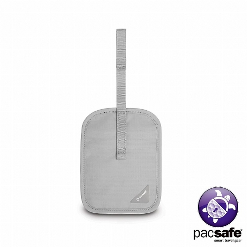 Pacsafe COVERSAFE V60 RFID隱藏式皮帶錢包(灰色)