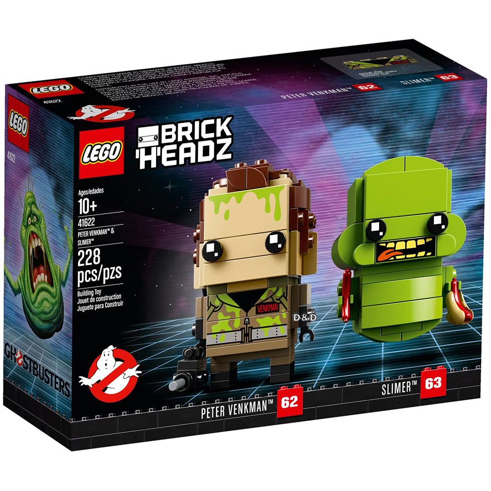 樂高積木 LEGO《 LT41622 》Brickheadz 積木人偶系列 - Peter Venkman™ & Slimer™