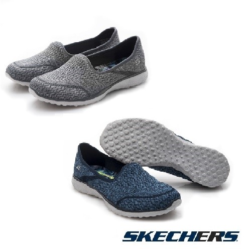 SKECHERS 
輕量舒適健走鞋(灰/藍)